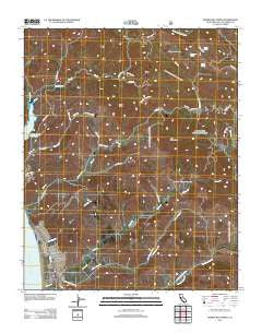 Morro Bay North California Historical topographic map, 1:24000 scale, 7.5 X 7.5 Minute, Year 2012