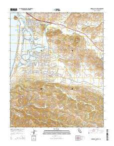 Morro Bay South California Current topographic map, 1:24000 scale, 7.5 X 7.5 Minute, Year 2015
