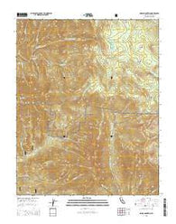 Moses Mountain California Current topographic map, 1:24000 scale, 7.5 X 7.5 Minute, Year 2015