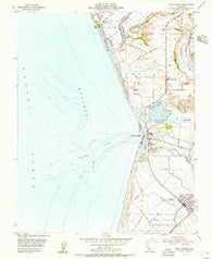 Moss Landing California Historical topographic map, 1:24000 scale, 7.5 X 7.5 Minute, Year 1954