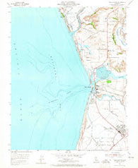 Moss Landing California Historical topographic map, 1:24000 scale, 7.5 X 7.5 Minute, Year 1954