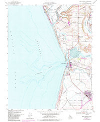 Moss Landing California Historical topographic map, 1:24000 scale, 7.5 X 7.5 Minute, Year 1954