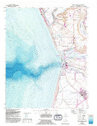 Moss Landing California Historical topographic map, 1:24000 scale, 7.5 X 7.5 Minute, Year 1954