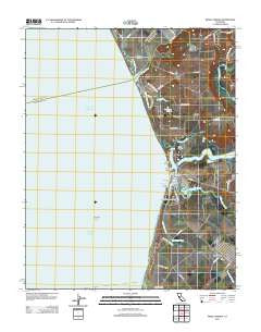 Moss Landing California Historical topographic map, 1:24000 scale, 7.5 X 7.5 Minute, Year 2012