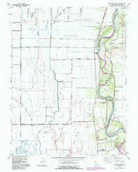 Moulton Weir California Historical topographic map, 1:24000 scale, 7.5 X 7.5 Minute, Year 1991