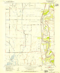 Moulton Weir California Historical topographic map, 1:24000 scale, 7.5 X 7.5 Minute, Year 1952