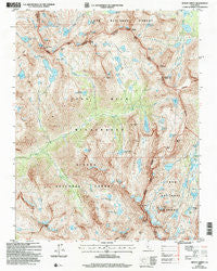 Mount Abbot California Historical topographic map, 1:24000 scale, 7.5 X 7.5 Minute, Year 2004