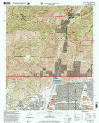 Mount Baldy California Historical topographic map, 1:24000 scale, 7.5 X 7.5 Minute, Year 1995