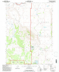Mount Dome California Historical topographic map, 1:24000 scale, 7.5 X 7.5 Minute, Year 1993