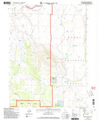 Mount Dome California Historical topographic map, 1:24000 scale, 7.5 X 7.5 Minute, Year 1993