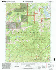 Mount Eddy California Historical topographic map, 1:24000 scale, 7.5 X 7.5 Minute, Year 1998