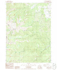 Mount Eddy California Historical topographic map, 1:24000 scale, 7.5 X 7.5 Minute, Year 1986
