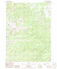 Mount Eddy California Historical topographic map, 1:24000 scale, 7.5 X 7.5 Minute, Year 1986