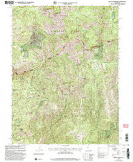 Mount Fillmore California Historical topographic map, 1:24000 scale, 7.5 X 7.5 Minute, Year 2000