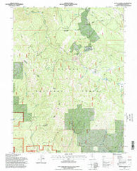 Mount Ingalls California Historical topographic map, 1:24000 scale, 7.5 X 7.5 Minute, Year 1994