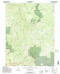 Mount Ingalls California Historical topographic map, 1:24000 scale, 7.5 X 7.5 Minute, Year 1994