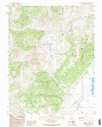 Mount Jackson California Historical topographic map, 1:24000 scale, 7.5 X 7.5 Minute, Year 1989