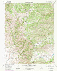 Mount Johnson California Historical topographic map, 1:24000 scale, 7.5 X 7.5 Minute, Year 1968