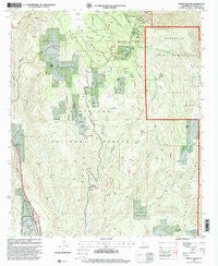 Mount Laguna California Historical topographic map, 1:24000 scale, 7.5 X 7.5 Minute, Year 1997
