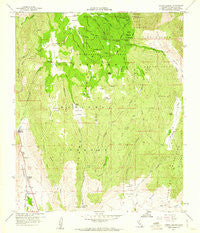 Mount Laguna California Historical topographic map, 1:24000 scale, 7.5 X 7.5 Minute, Year 1960