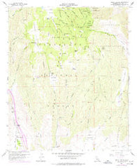 Mount Laguna California Historical topographic map, 1:24000 scale, 7.5 X 7.5 Minute, Year 1960