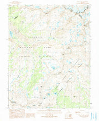 Mount Lyell California Historical topographic map, 1:24000 scale, 7.5 X 7.5 Minute, Year 1990