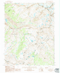 Mount Lyell California Historical topographic map, 1:24000 scale, 7.5 X 7.5 Minute, Year 1992