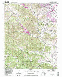 Mount Madonna California Historical topographic map, 1:24000 scale, 7.5 X 7.5 Minute, Year 1996