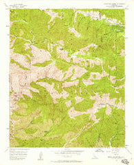 Mount San Antonio California Historical topographic map, 1:24000 scale, 7.5 X 7.5 Minute, Year 1955
