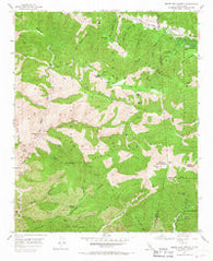 Mount San Antonio California Historical topographic map, 1:24000 scale, 7.5 X 7.5 Minute, Year 1955