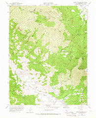 Mount St. Helena California Historical topographic map, 1:24000 scale, 7.5 X 7.5 Minute, Year 1959