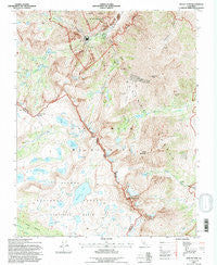 Mount Tom California Historical topographic map, 1:24000 scale, 7.5 X 7.5 Minute, Year 1994