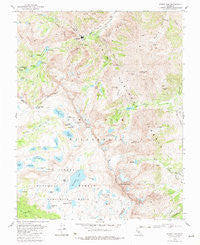 Mount Tom California Historical topographic map, 1:24000 scale, 7.5 X 7.5 Minute, Year 1982
