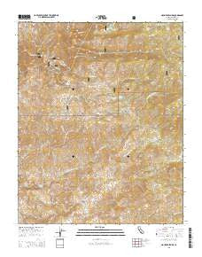 Mount Adelaide California Current topographic map, 1:24000 scale, 7.5 X 7.5 Minute, Year 2015