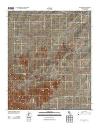 Mount Barrow California Historical topographic map, 1:24000 scale, 7.5 X 7.5 Minute, Year 2012