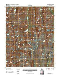 Mount Brewer California Historical topographic map, 1:24000 scale, 7.5 X 7.5 Minute, Year 2012