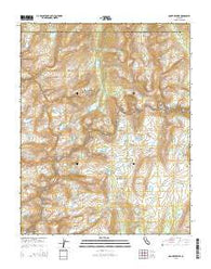Mount Brewer California Current topographic map, 1:24000 scale, 7.5 X 7.5 Minute, Year 2015