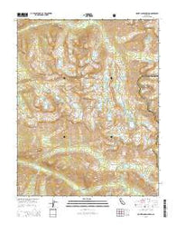 Mount Clarence King California Current topographic map, 1:24000 scale, 7.5 X 7.5 Minute, Year 2015