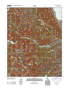 Mount Dana California Historical topographic map, 1:24000 scale, 7.5 X 7.5 Minute, Year 2012