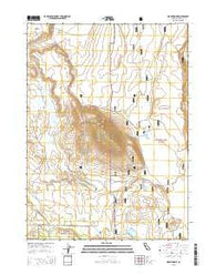Mount Dome California Current topographic map, 1:24000 scale, 7.5 X 7.5 Minute, Year 2015