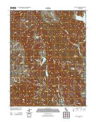 Mount George California Historical topographic map, 1:24000 scale, 7.5 X 7.5 Minute, Year 2012