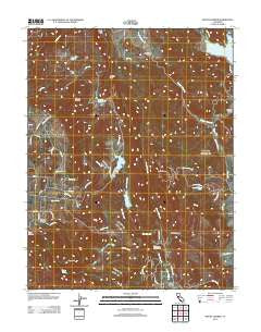 Mount George California Historical topographic map, 1:24000 scale, 7.5 X 7.5 Minute, Year 2012