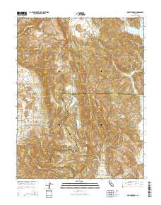 Mount George California Current topographic map, 1:24000 scale, 7.5 X 7.5 Minute, Year 2015