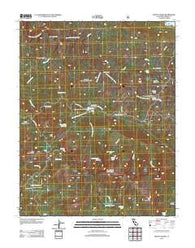 Mount Givens California Historical topographic map, 1:24000 scale, 7.5 X 7.5 Minute, Year 2012