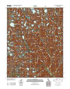 Mount Goddard California Historical topographic map, 1:24000 scale, 7.5 X 7.5 Minute, Year 2012