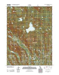 Mount Harkness California Historical topographic map, 1:24000 scale, 7.5 X 7.5 Minute, Year 2012