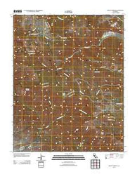 Mount Harlan California Historical topographic map, 1:24000 scale, 7.5 X 7.5 Minute, Year 2012