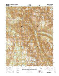 Mount Henry California Current topographic map, 1:24000 scale, 7.5 X 7.5 Minute, Year 2015