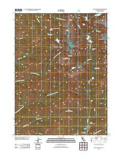 Mount Hilton California Historical topographic map, 1:24000 scale, 7.5 X 7.5 Minute, Year 2012