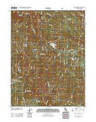 Mount Ingalls California Historical topographic map, 1:24000 scale, 7.5 X 7.5 Minute, Year 2012